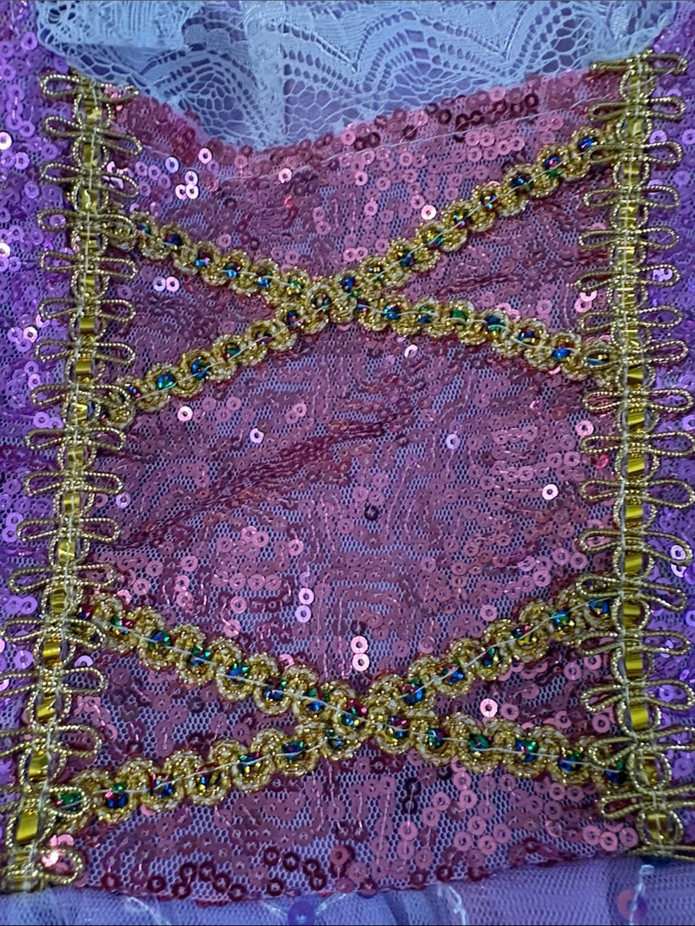 Girls dress up Rapunzel dress
